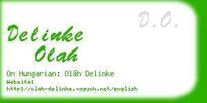 delinke olah business card